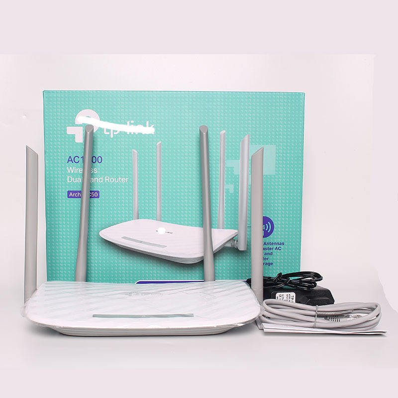 TP-Link Archer C50 Dual-Band AC1200 Wireless Wifi Router 4x 5dBi Antennas 1000mbps Max LAN Data QoS Firewall 4G Access Point
